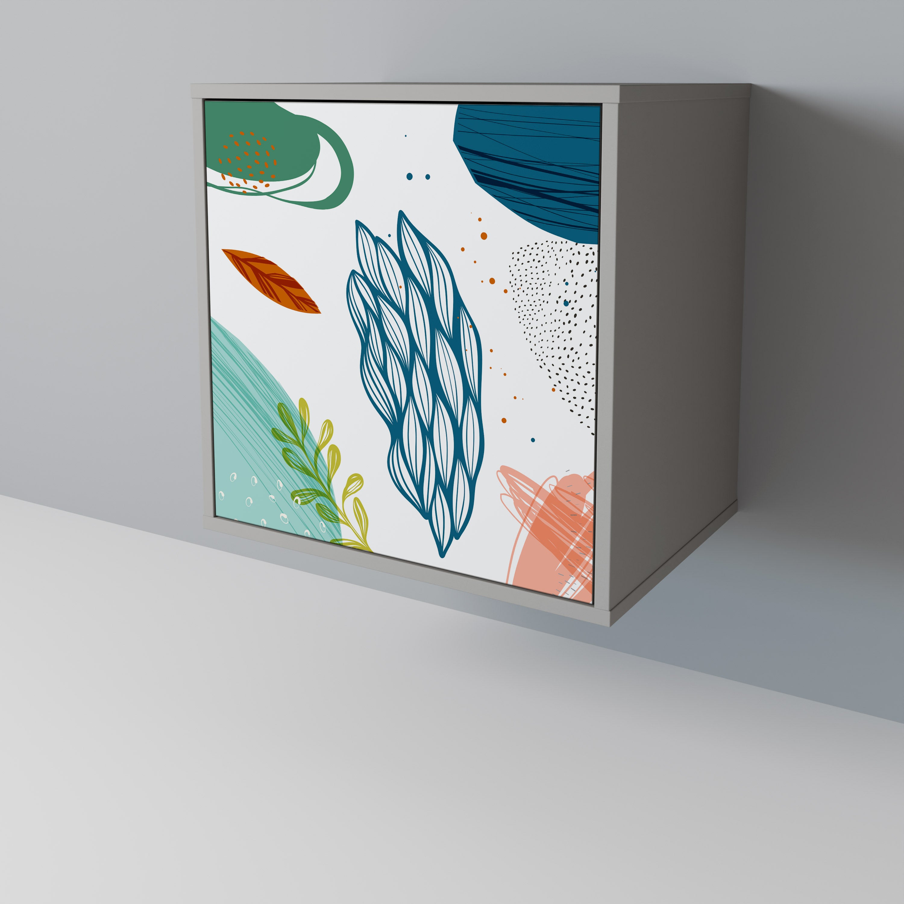 BOTANICAL HURRICANE Aparador de 1 Porta