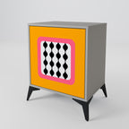 TEARS IN HEAVEN 1-Door Sideboard in Grey Finish