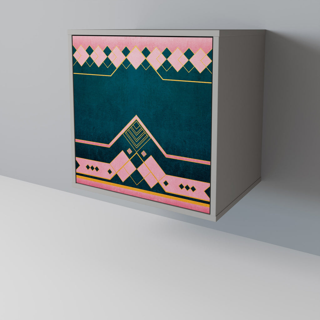 ROYAL COMPOSITION 1-Door Sideboard in Grey Finish