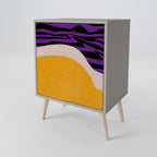 INDEPENDENT BORDER 1-Door Sideboard in Grey Finish