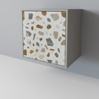 PIECES OF TOMORROW Aparador de 1 Porta em Acabamento Cinzento