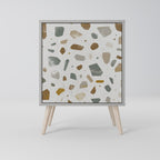 PIECES OF TOMORROW Aparador de 1 Porta em Acabamento Cinzento