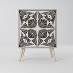 MONOCHROME NEXUS Aparador de 1 Porta em Acabamento Cinzento