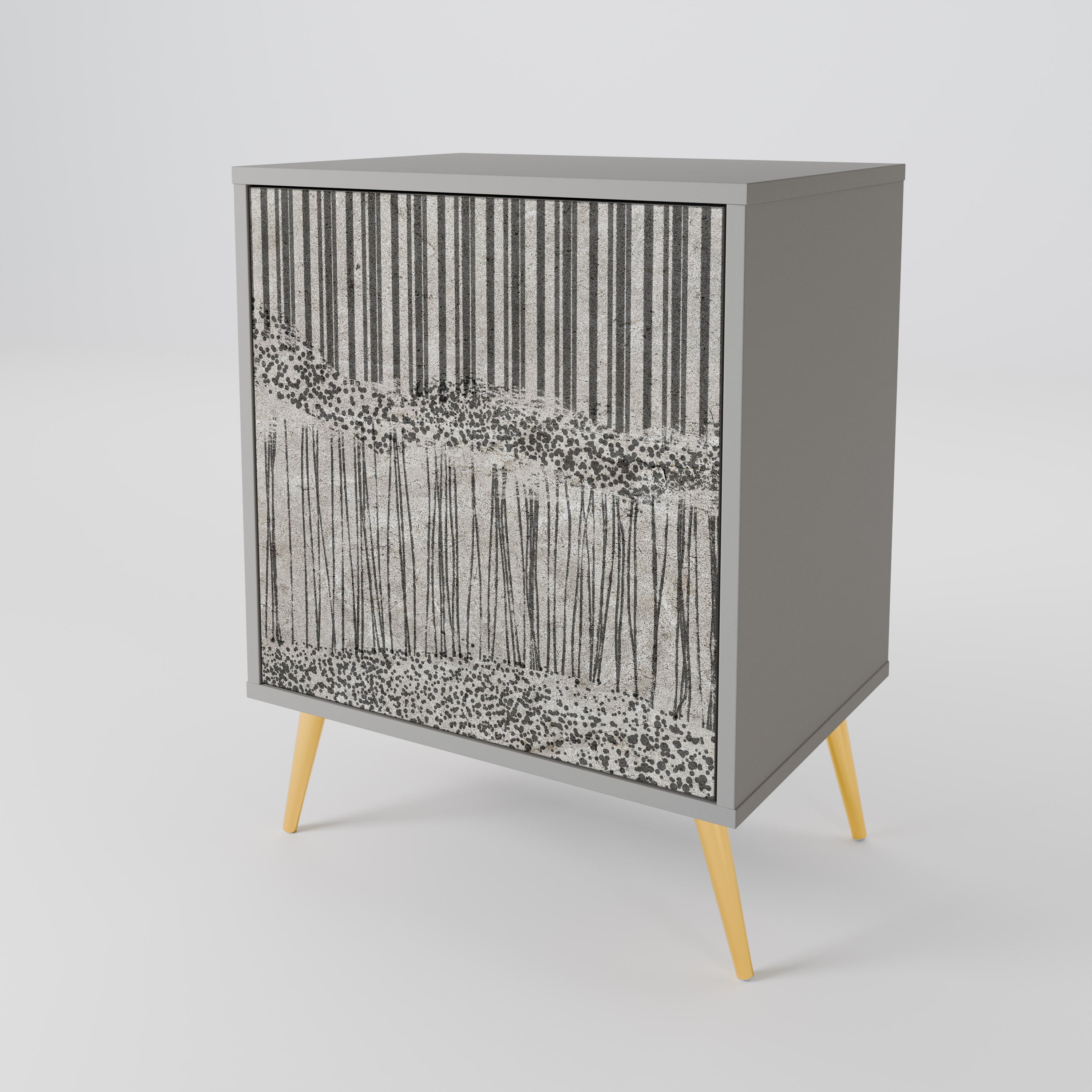 GRAIN LINES Aparador de 1 Porta