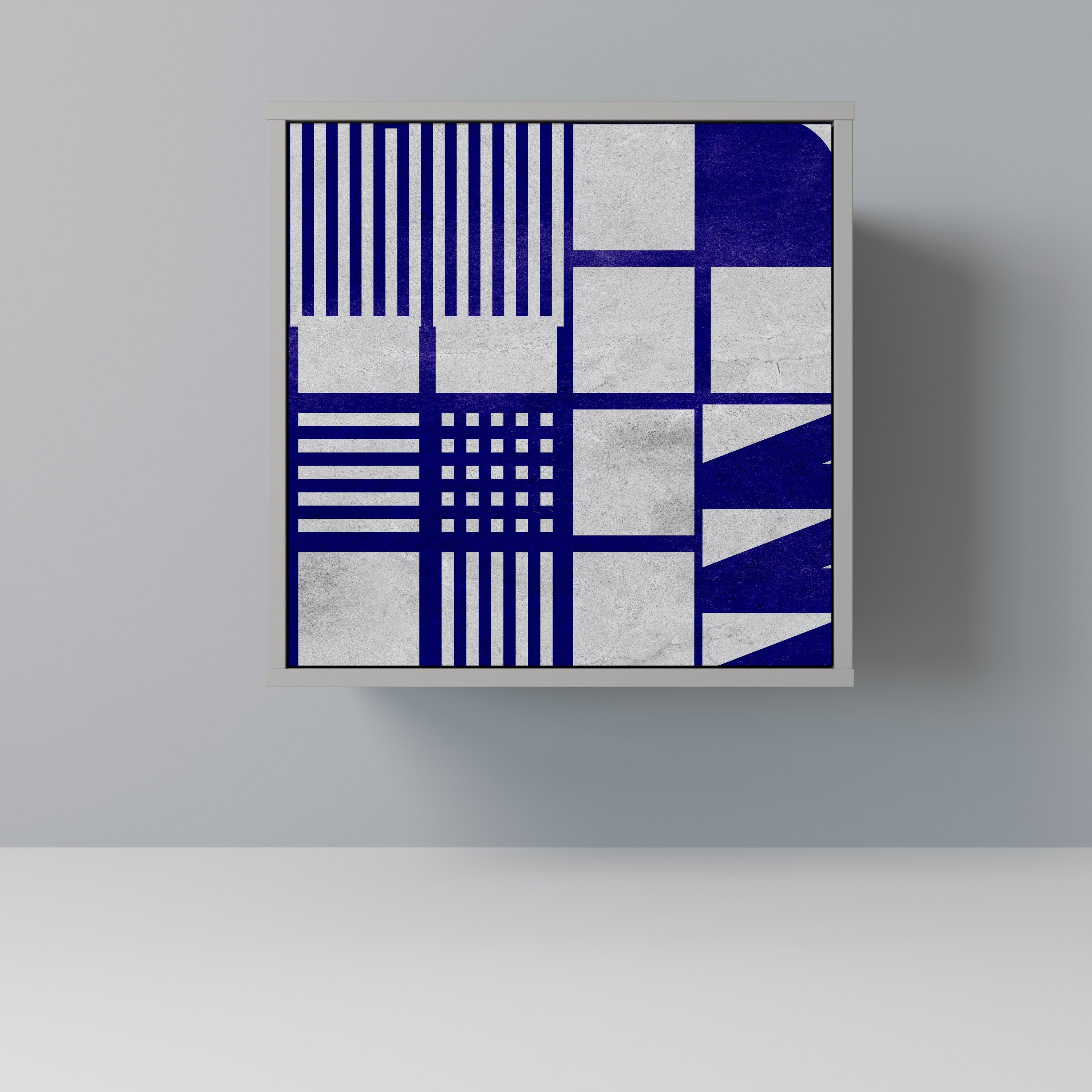 THE RIGHT PLACES Aparador de 1 Porta em Acabamento Cinzento