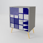 THE RIGHT PLACES Aparador de 1 Porta em Acabamento Cinzento