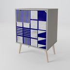 THE RIGHT PLACES Aparador de 1 Porta em Acabamento Cinzento