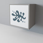 WONDERLAND VEGETATION 1-Door Sideboard in Grey Finish