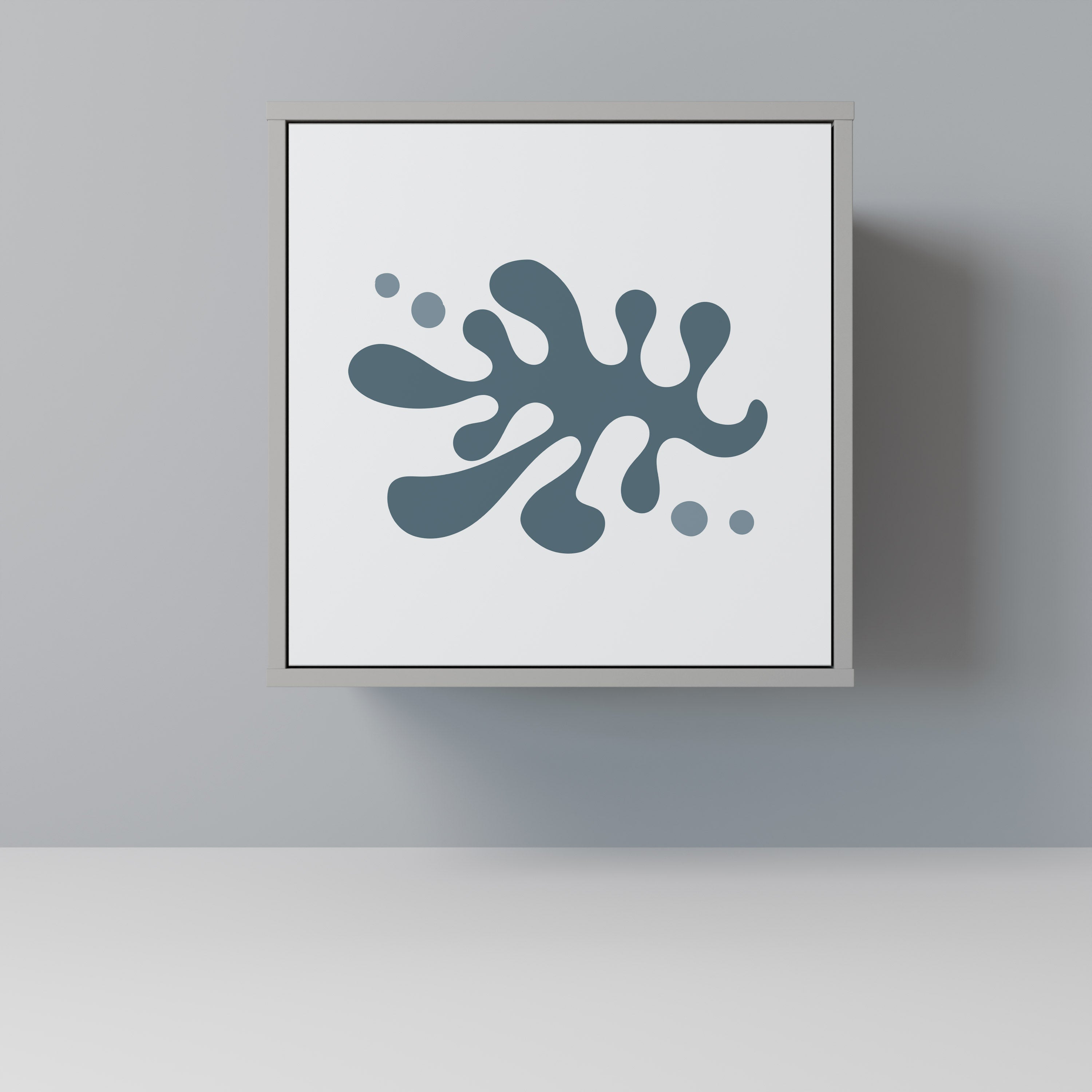 WONDERLAND VEGETATION 1-Door Sideboard in Grey Finish