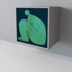 TOGETHER BUT SEPARATELY Aparador de 1 Porta em Acabamento Cinzento