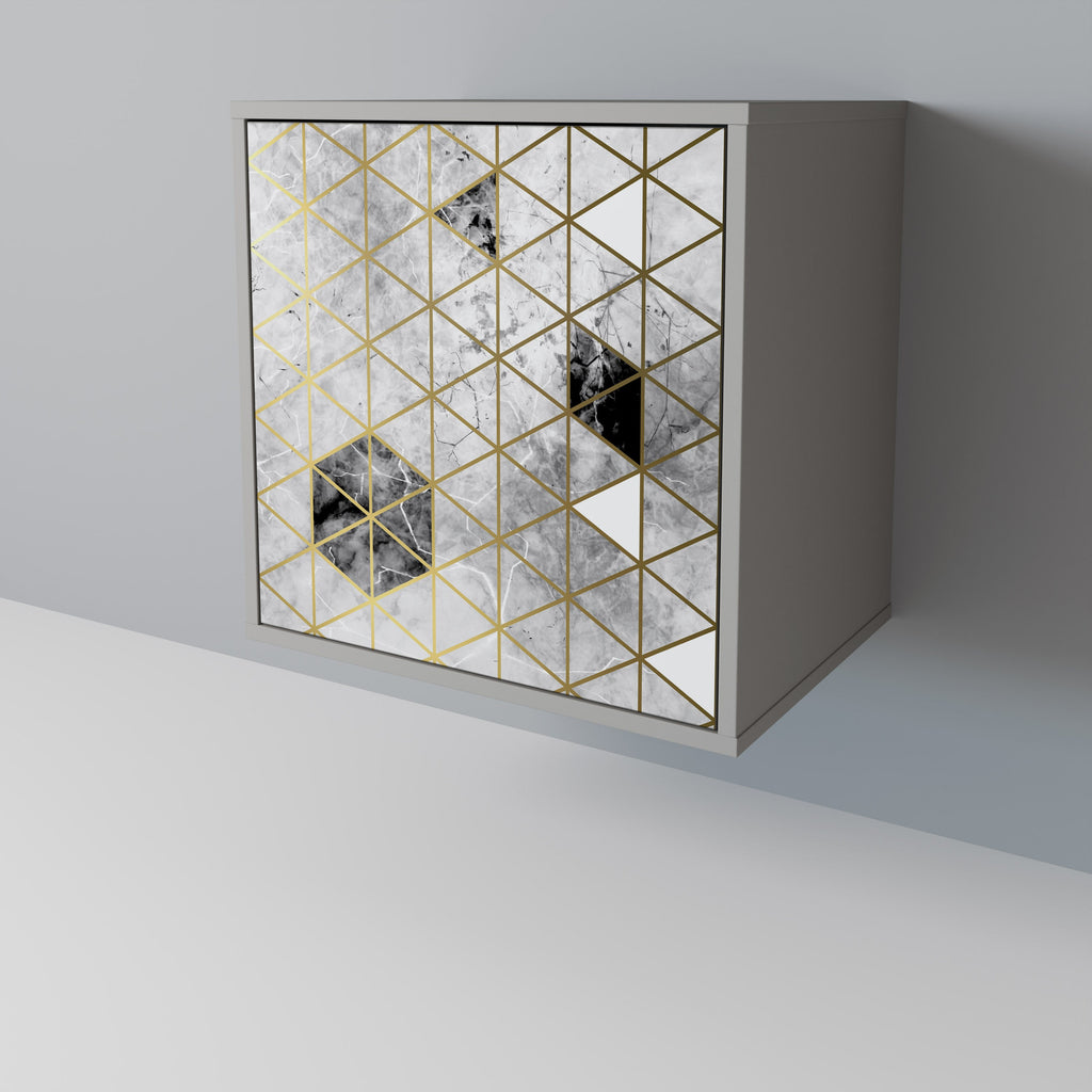 ASHEN ARIA 1-Door Sideboard in Grey Finish