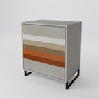 PECULIAR TRAIL 1-Door Sideboard in Grey Finish