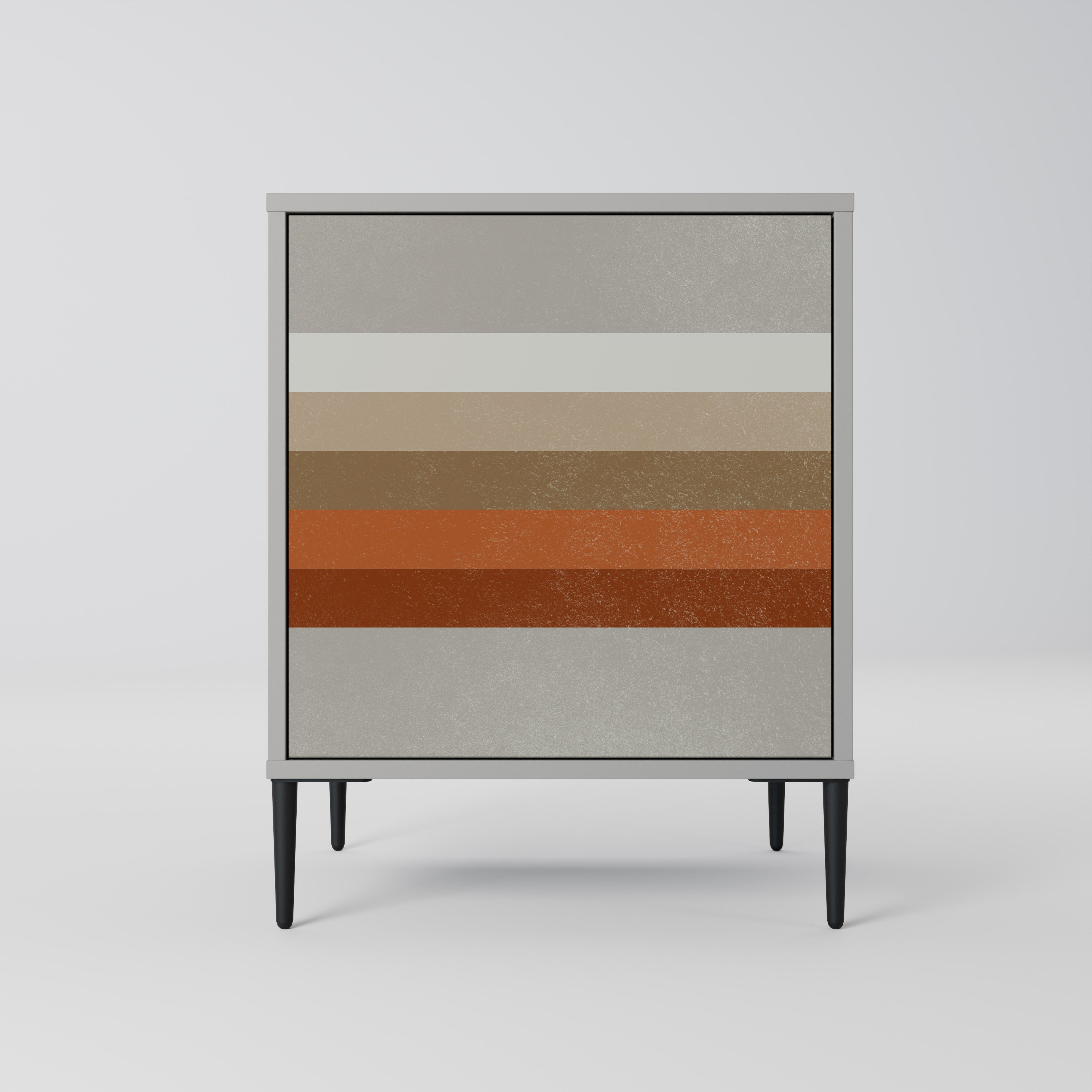 PECULIAR TRAIL 1-Door Sideboard in Grey Finish