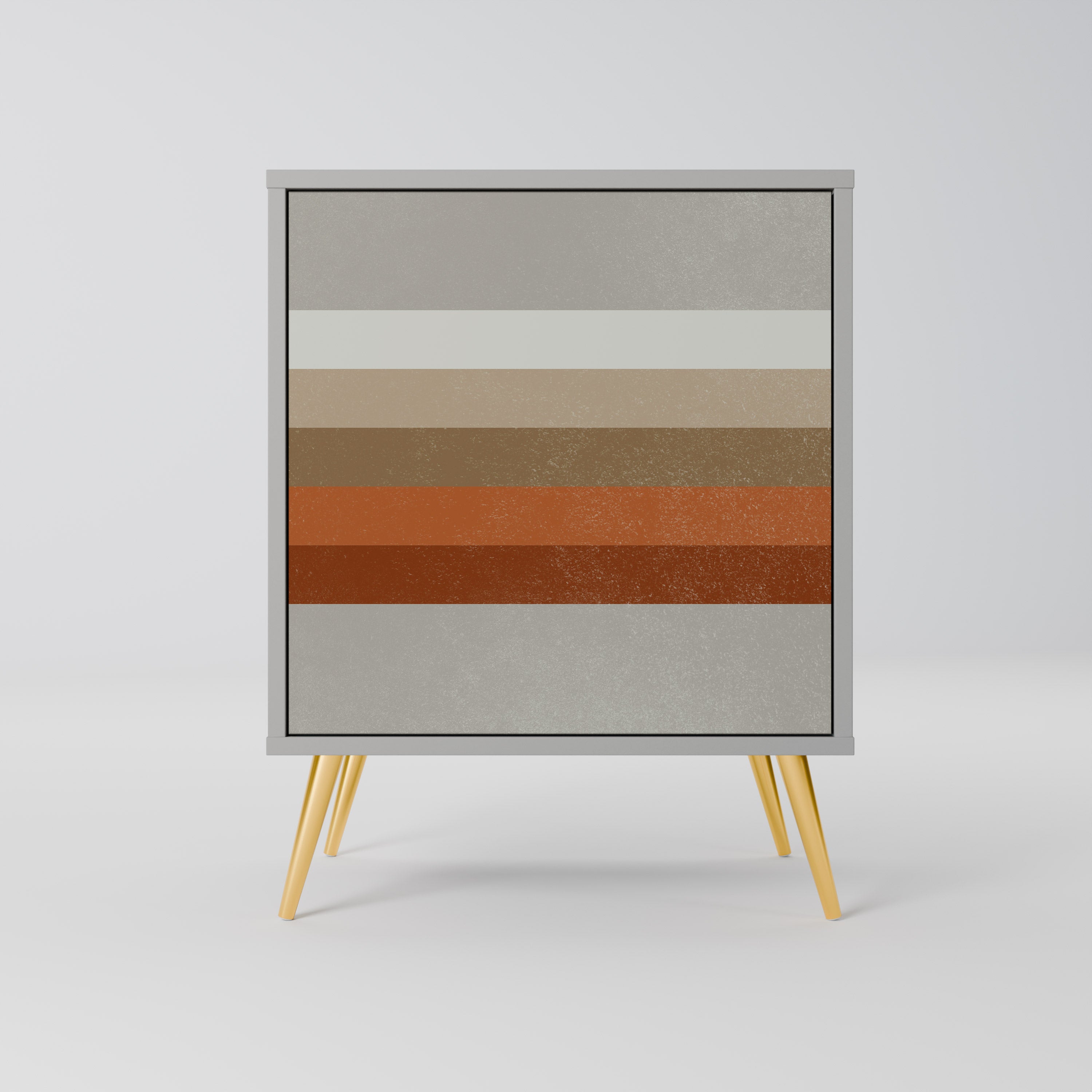 PECULIAR TRAIL 1-Door Sideboard in Grey Finish