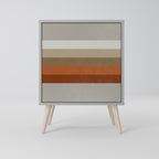 PECULIAR TRAIL 1-Door Sideboard in Grey Finish