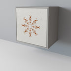 DAILY HARMONY 1-Door Sideboard in Grey Finish