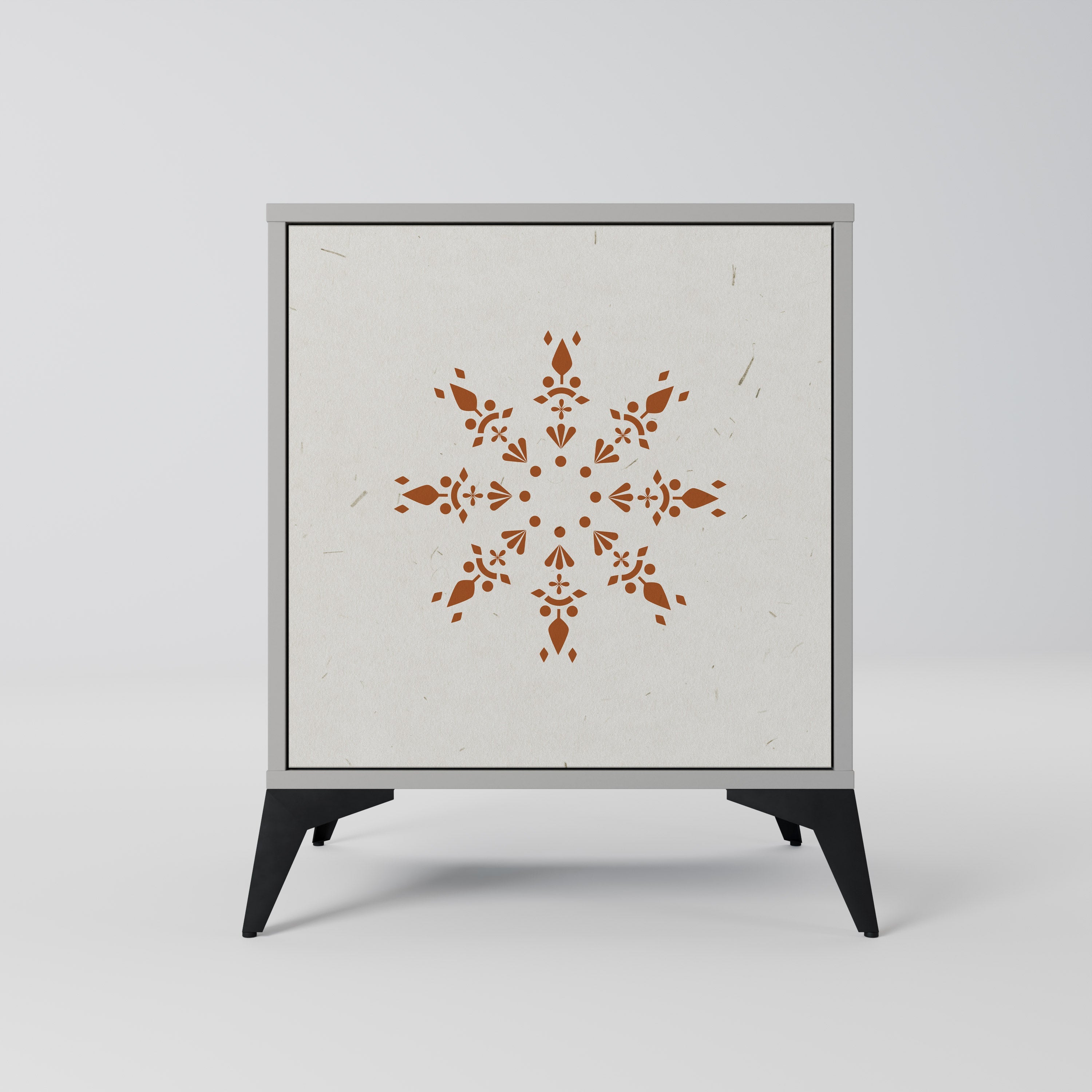 DAILY HARMONY Aparador de 1 Porta em Acabamento Cinzento