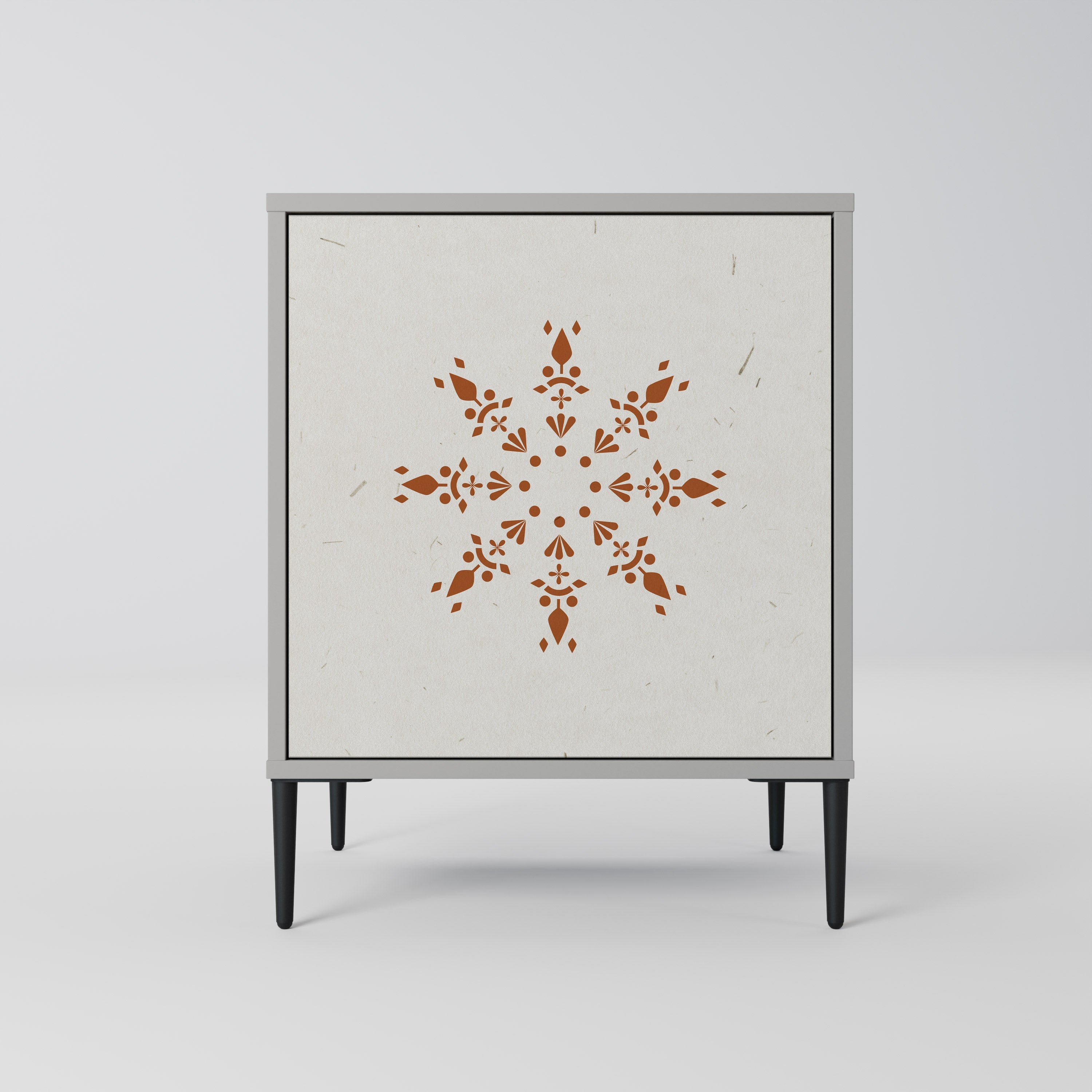 DAILY HARMONY Aparador de 1 Porta em Acabamento Cinzento