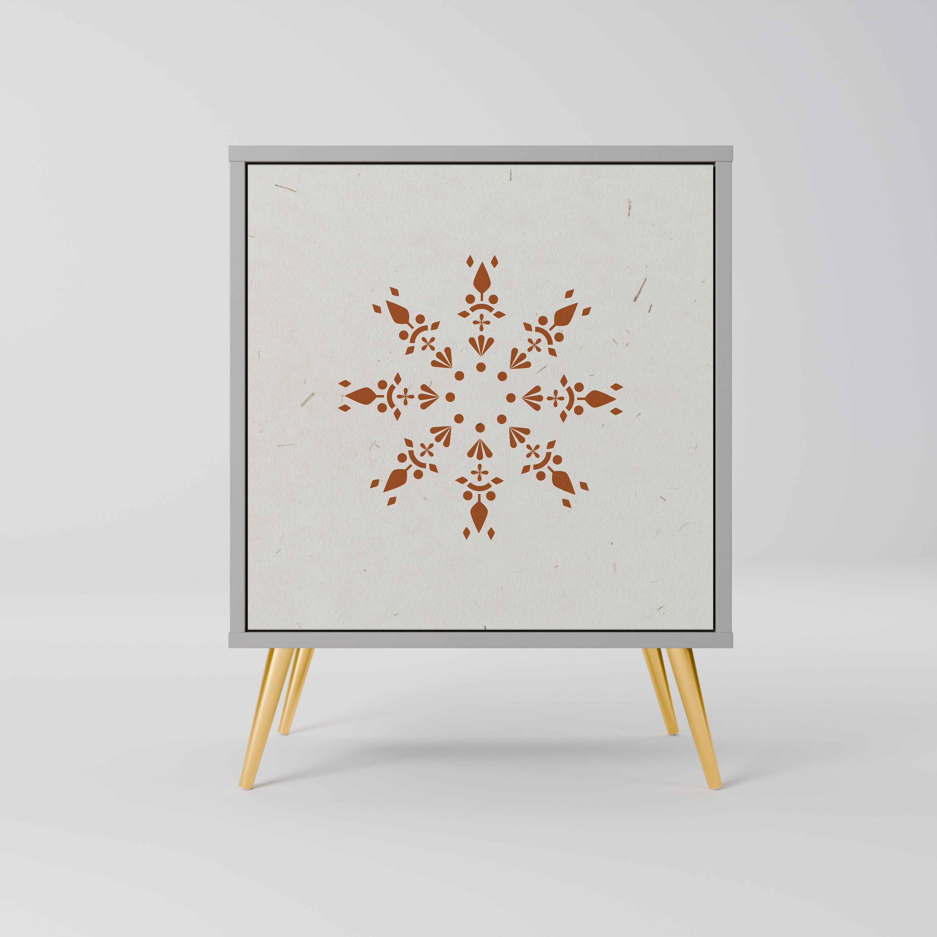 DAILY HARMONY Aparador de 1 Porta em Acabamento Cinzento