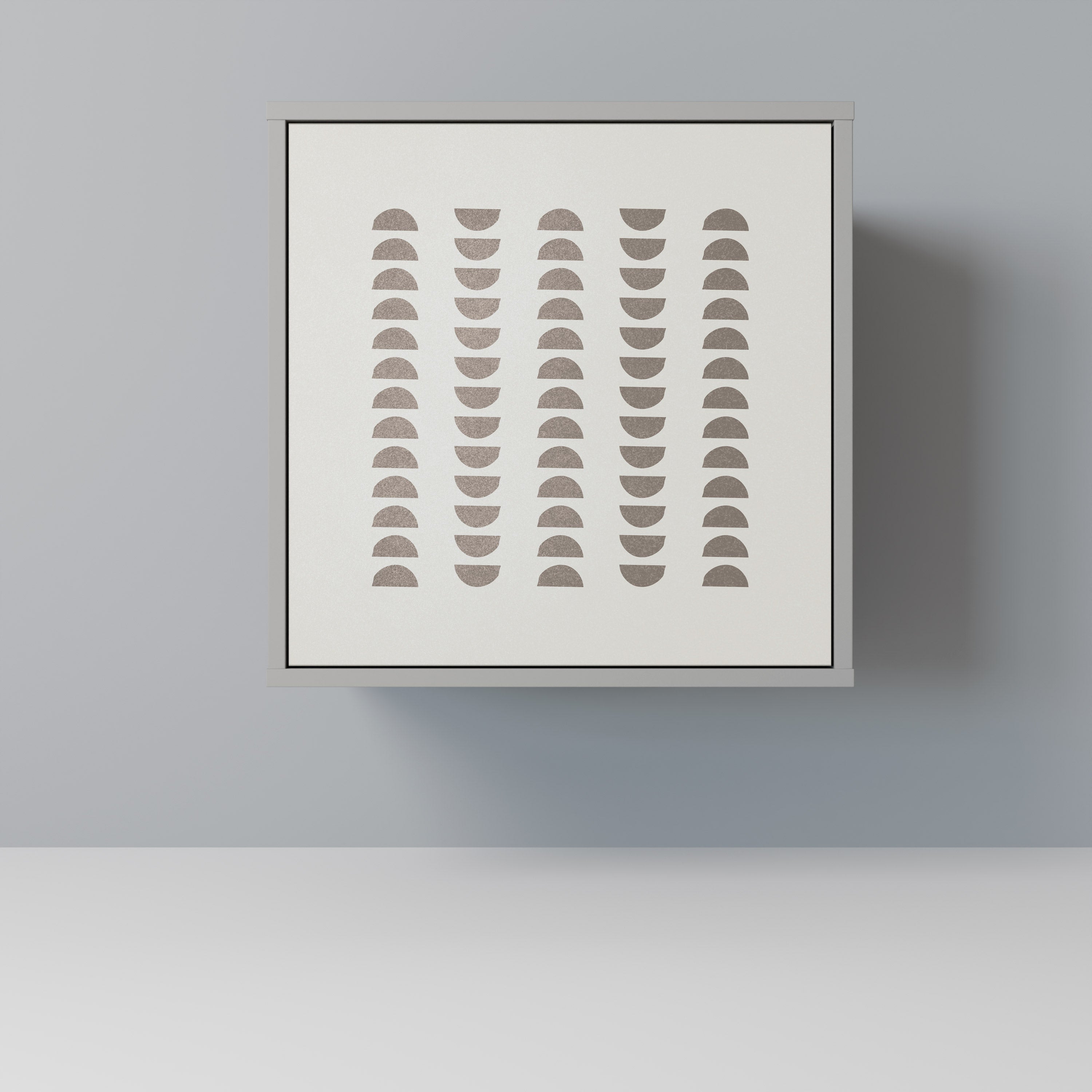 HARMONY ESSENCE Aparador de 1 Porta em Acabamento Cinzento