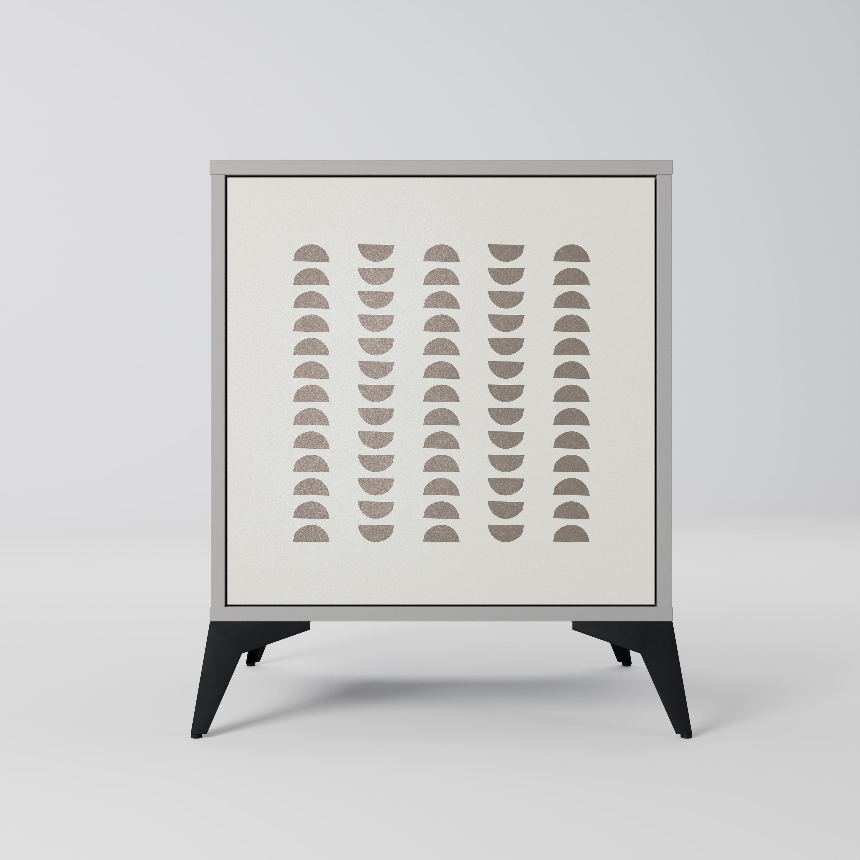 HARMONY ESSENCE Aparador de 1 Porta em Acabamento Cinzento