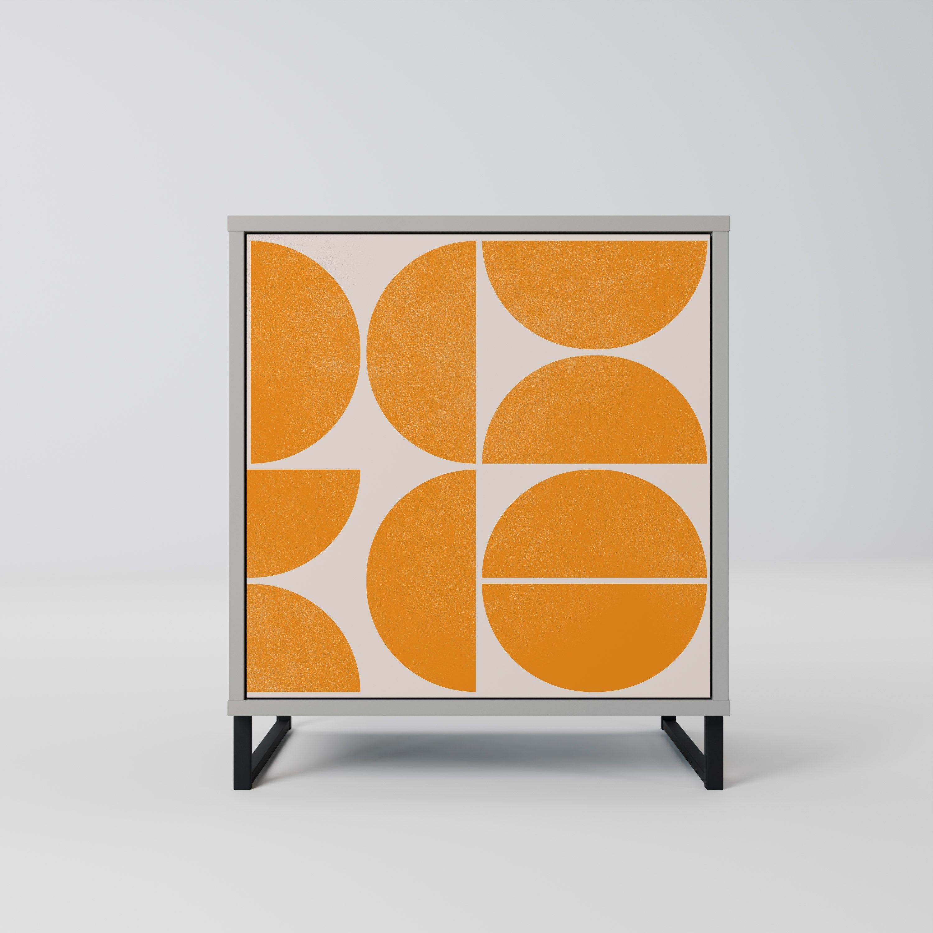 RECURRING DREAMS Aparador de 1 Porta em Acabamento Cinzento