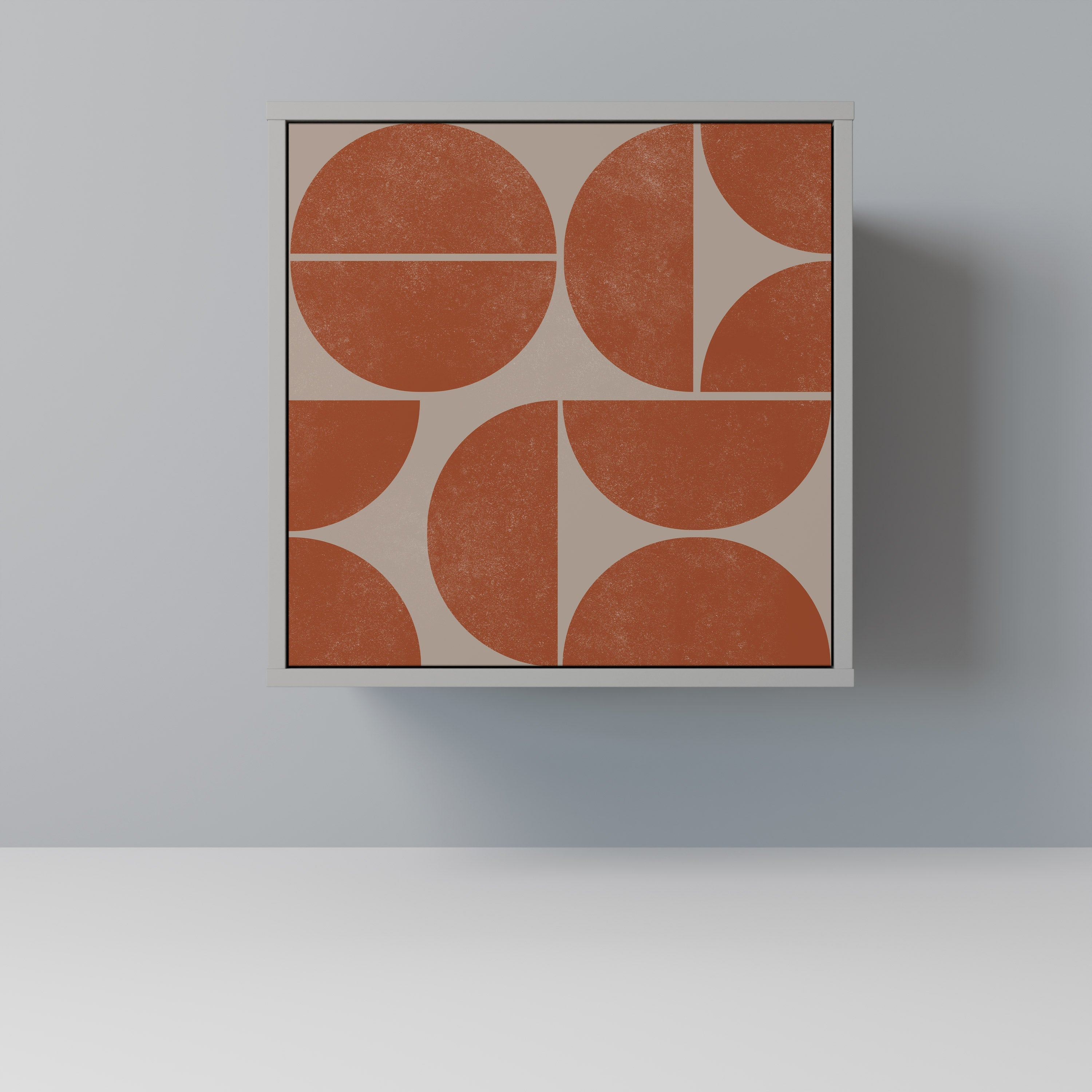 REPETITION COMPULSION Aparador de 1 Porta em Acabamento Cinzento