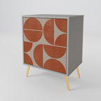 REPETITION COMPULSION Aparador de 1 Porta em Acabamento Cinzento