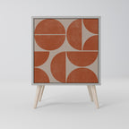 REPETITION COMPULSION Aparador de 1 Porta em Acabamento Cinzento