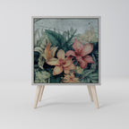 HEAVENLY BLOOM 1-Door Sideboard in Grey Finish