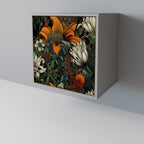 MIDNIGHT SPROUT 1-Door Sideboard in Grey Finish