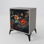 IMAGINARY BLOSSOM 1-Door Sideboard in Grey Finish