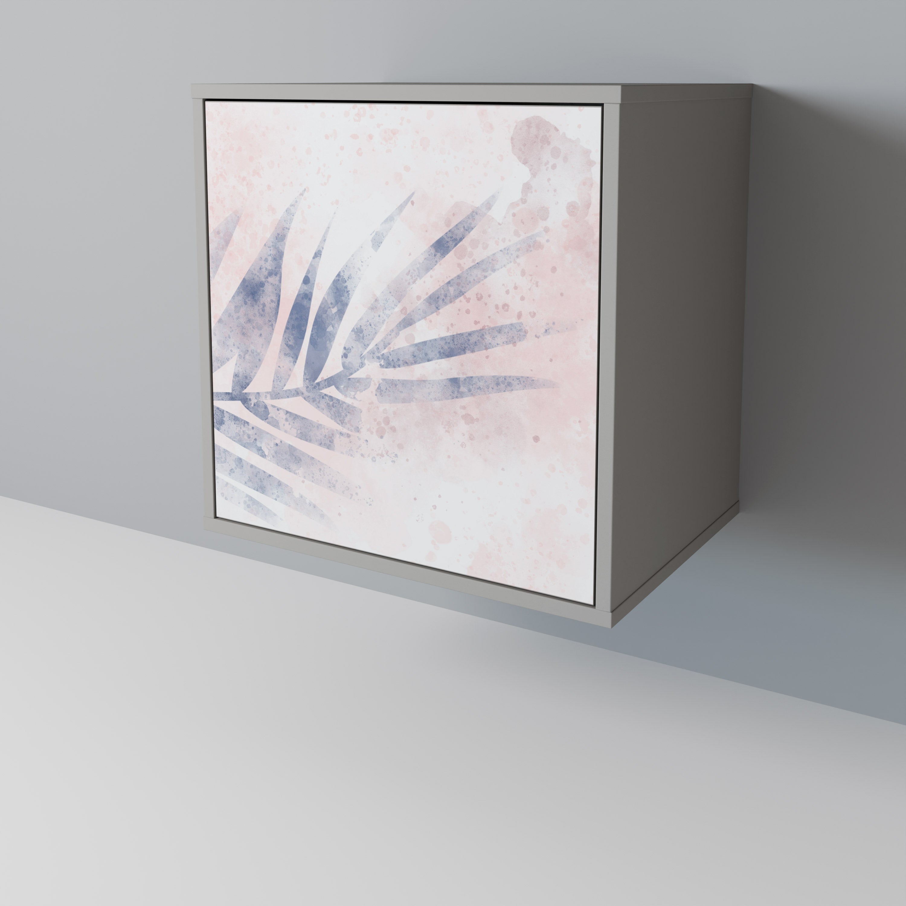 TIMELESS FLOAT Aparador de 1 Porta em Acabamento Cinzento