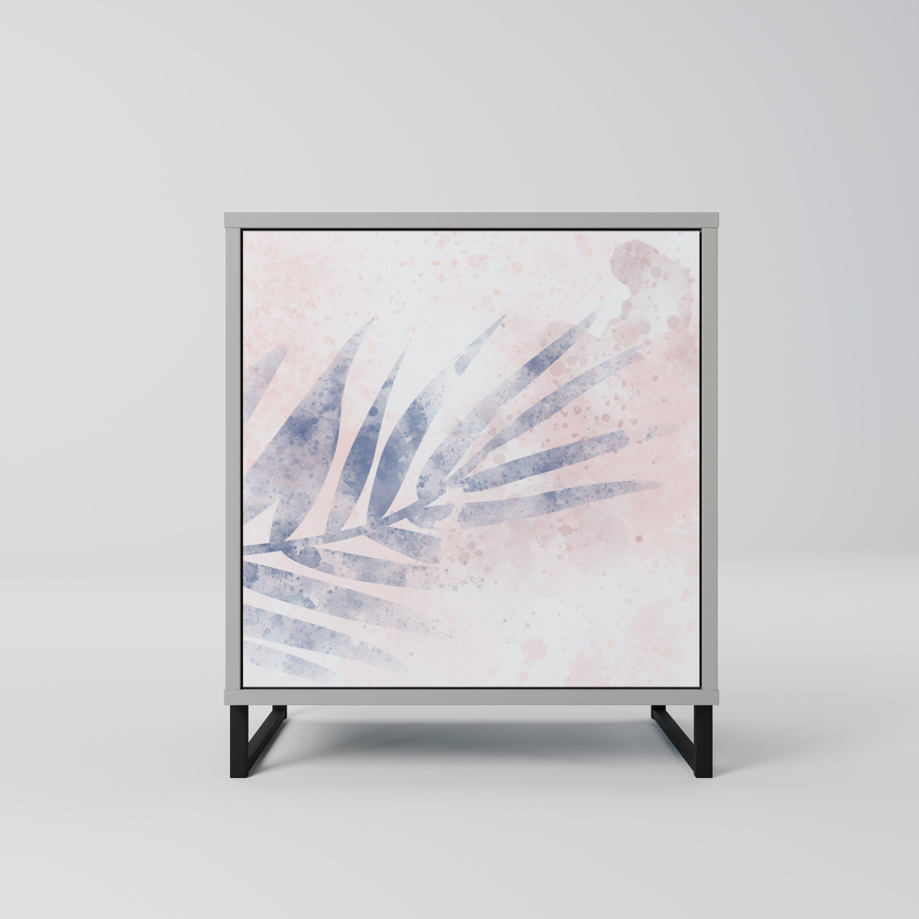 TIMELESS FLOAT Aparador de 1 Porta em Acabamento Cinzento