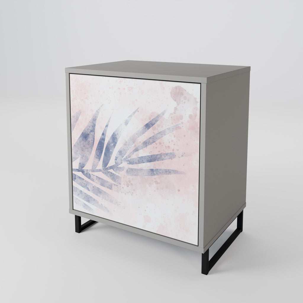 TIMELESS FLOAT Aparador de 1 Porta em Acabamento Cinzento