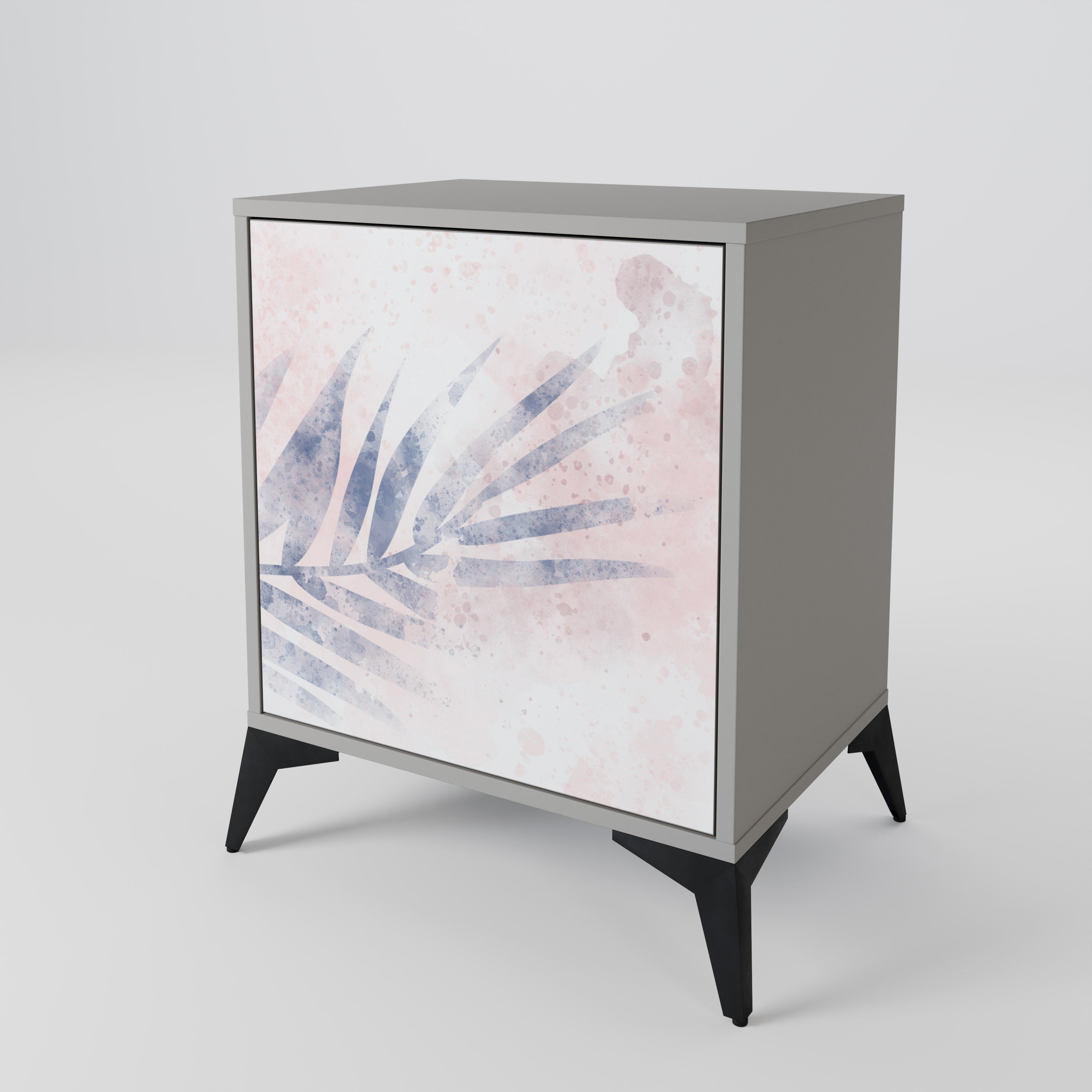 TIMELESS FLOAT Aparador de 1 Porta em Acabamento Cinzento