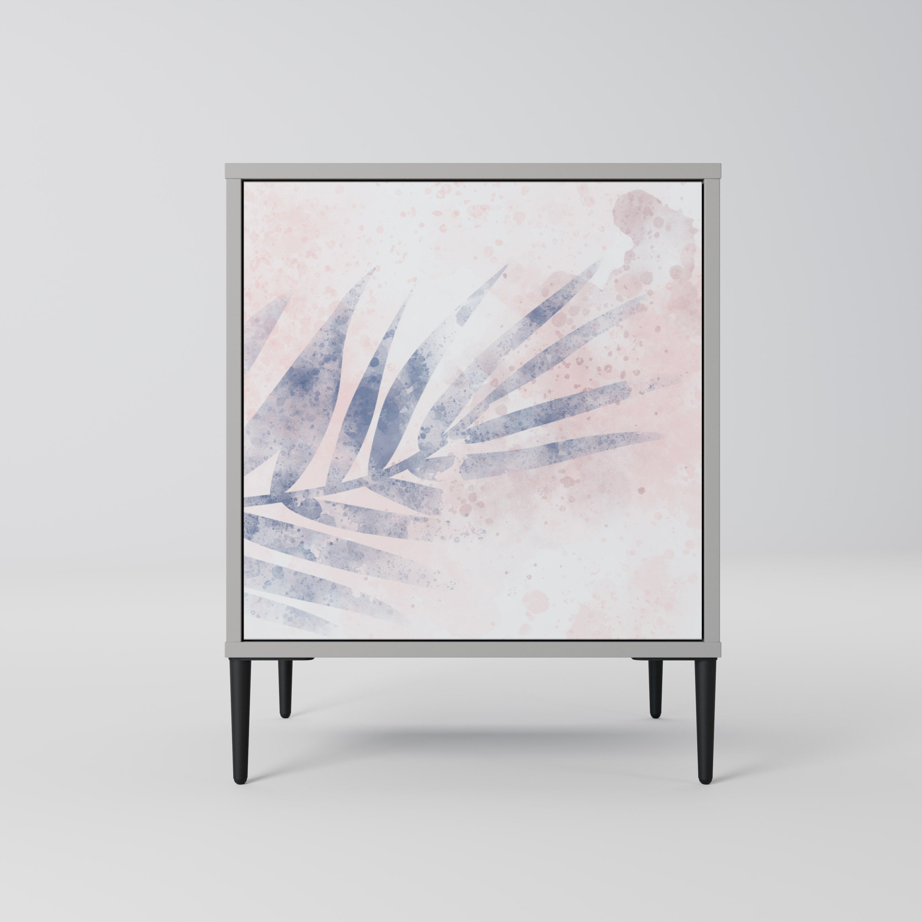 TIMELESS FLOAT Aparador de 1 Porta em Acabamento Cinzento