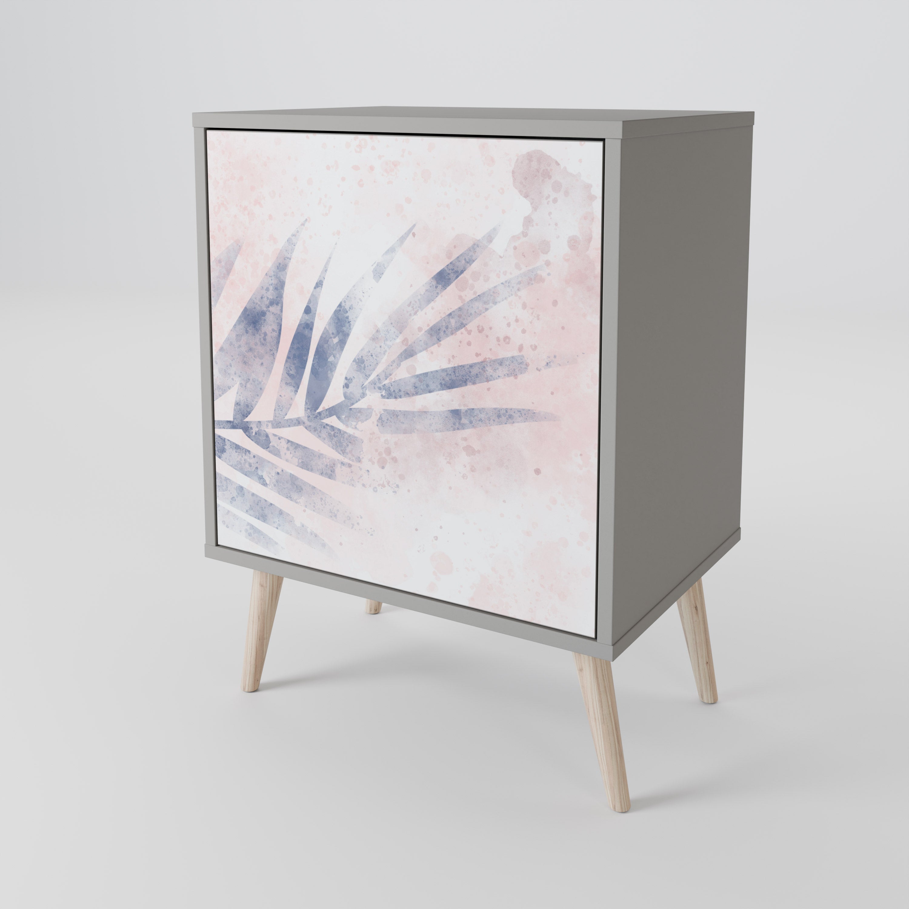 TIMELESS FLOAT Aparador de 1 Porta em Acabamento Cinzento