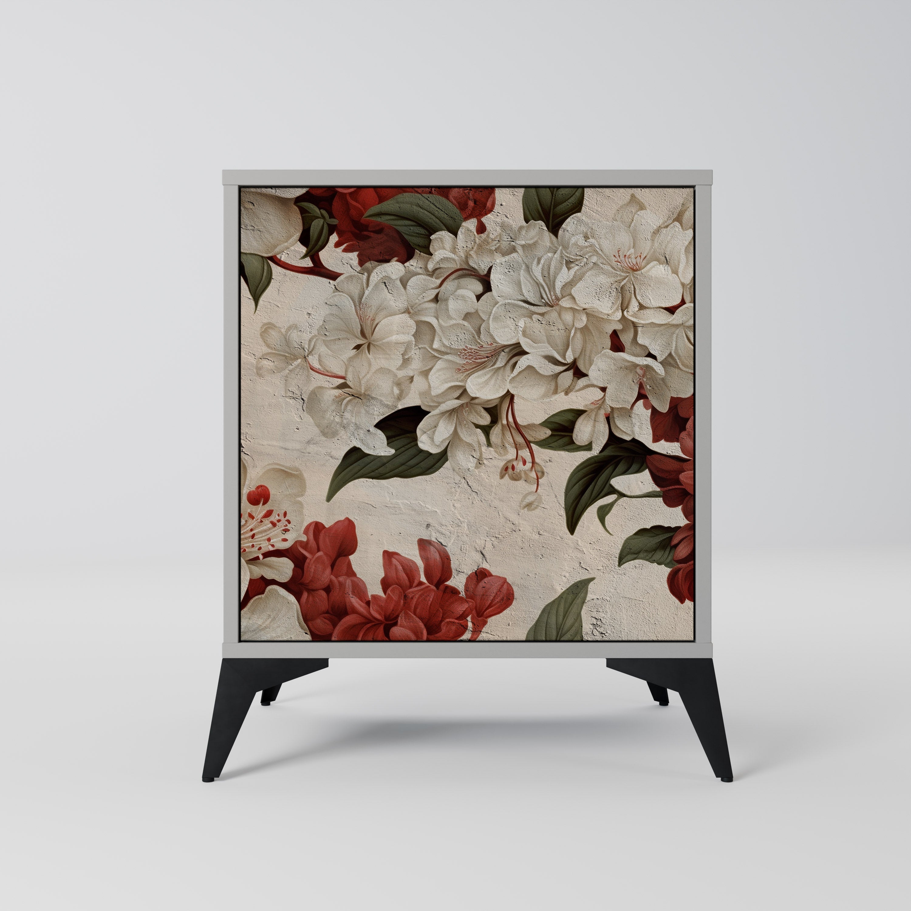 EPHEMERAL DAYS 1-Door Sideboard in Grey Finish