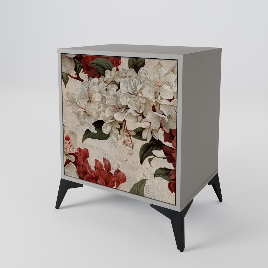 EPHEMERAL DAYS 1-Door Sideboard in Grey Finish