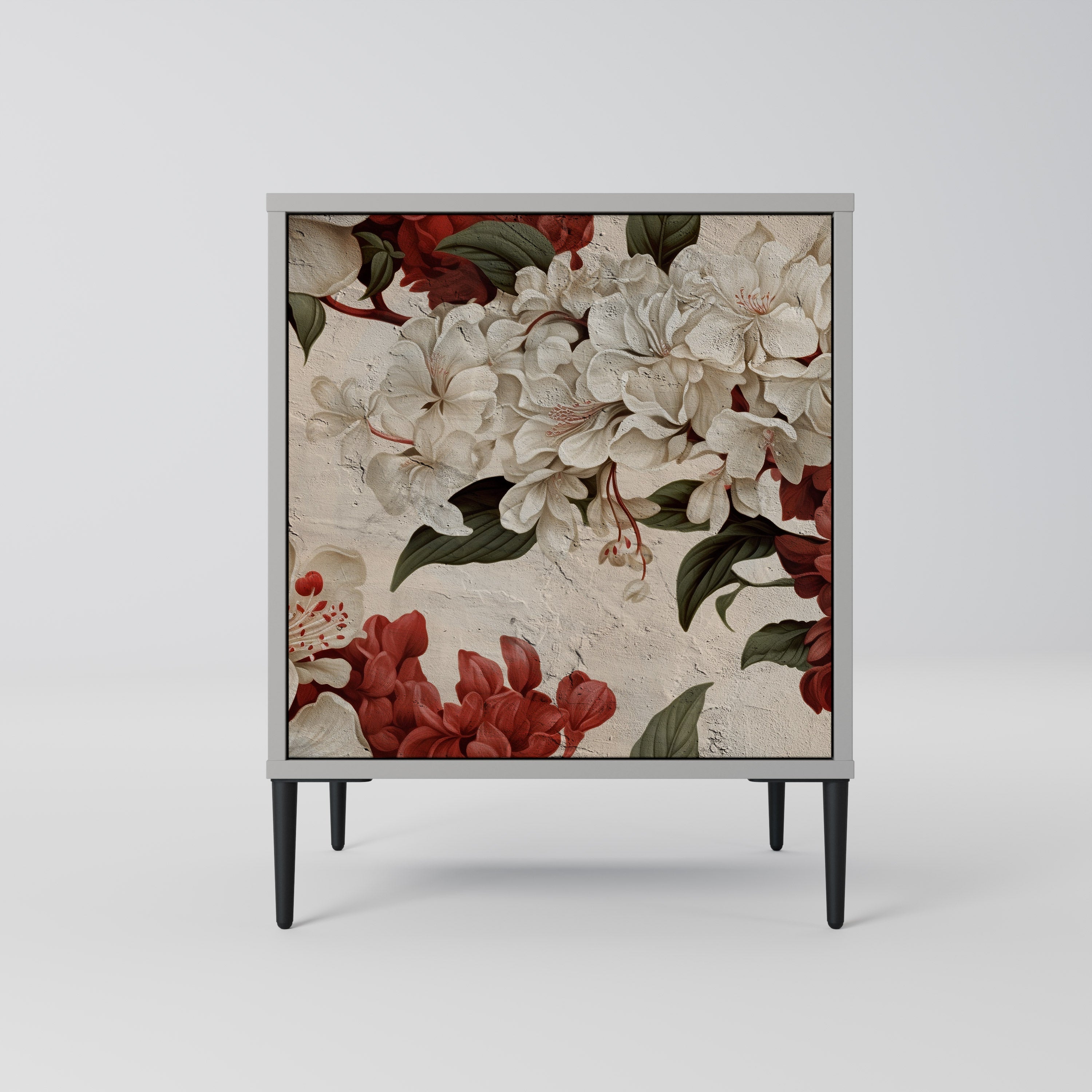 EPHEMERAL DAYS 1-Door Sideboard in Grey Finish