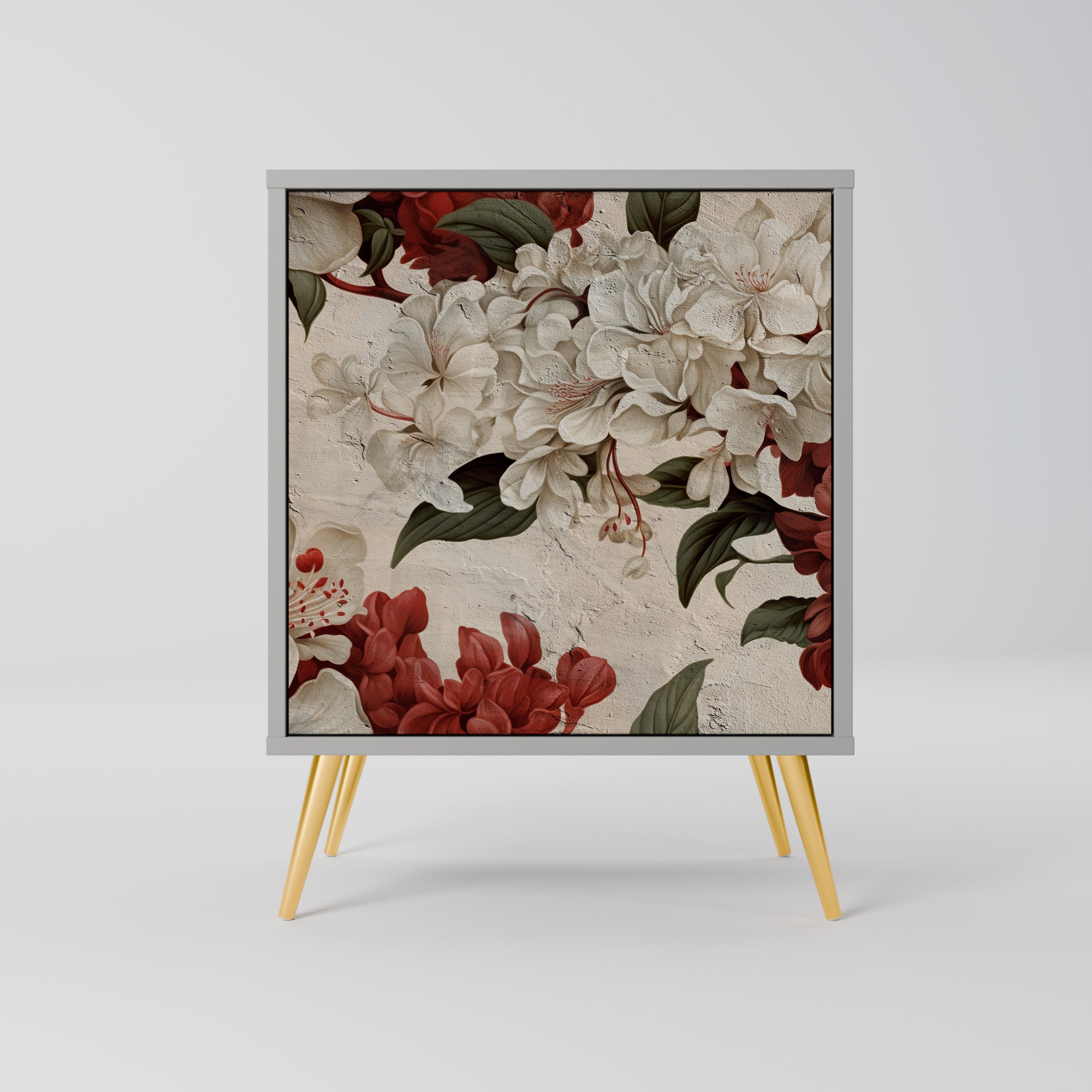 EPHEMERAL DAYS 1-Door Sideboard in Grey Finish