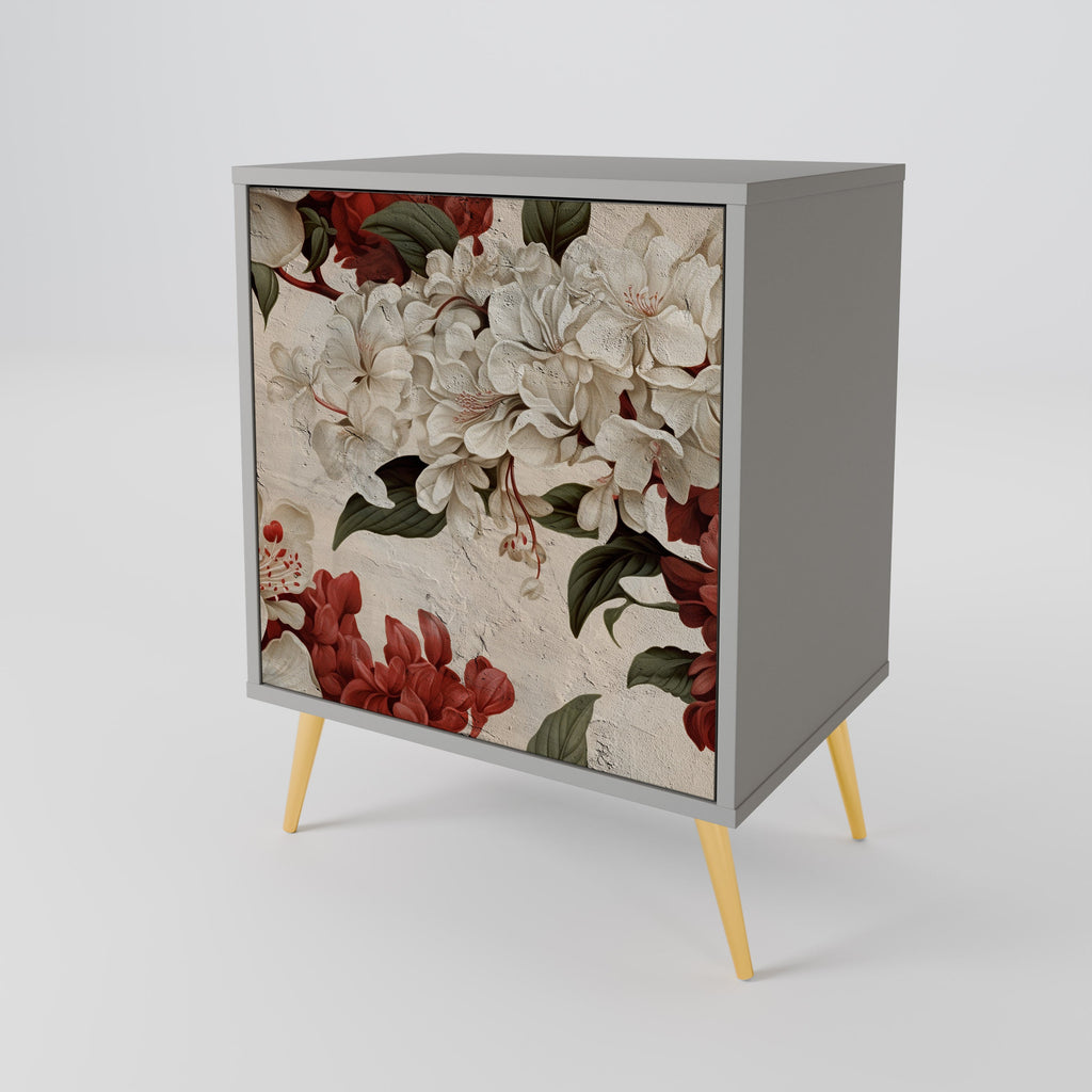 EPHEMERAL DAYS 1-Door Sideboard in Grey Finish