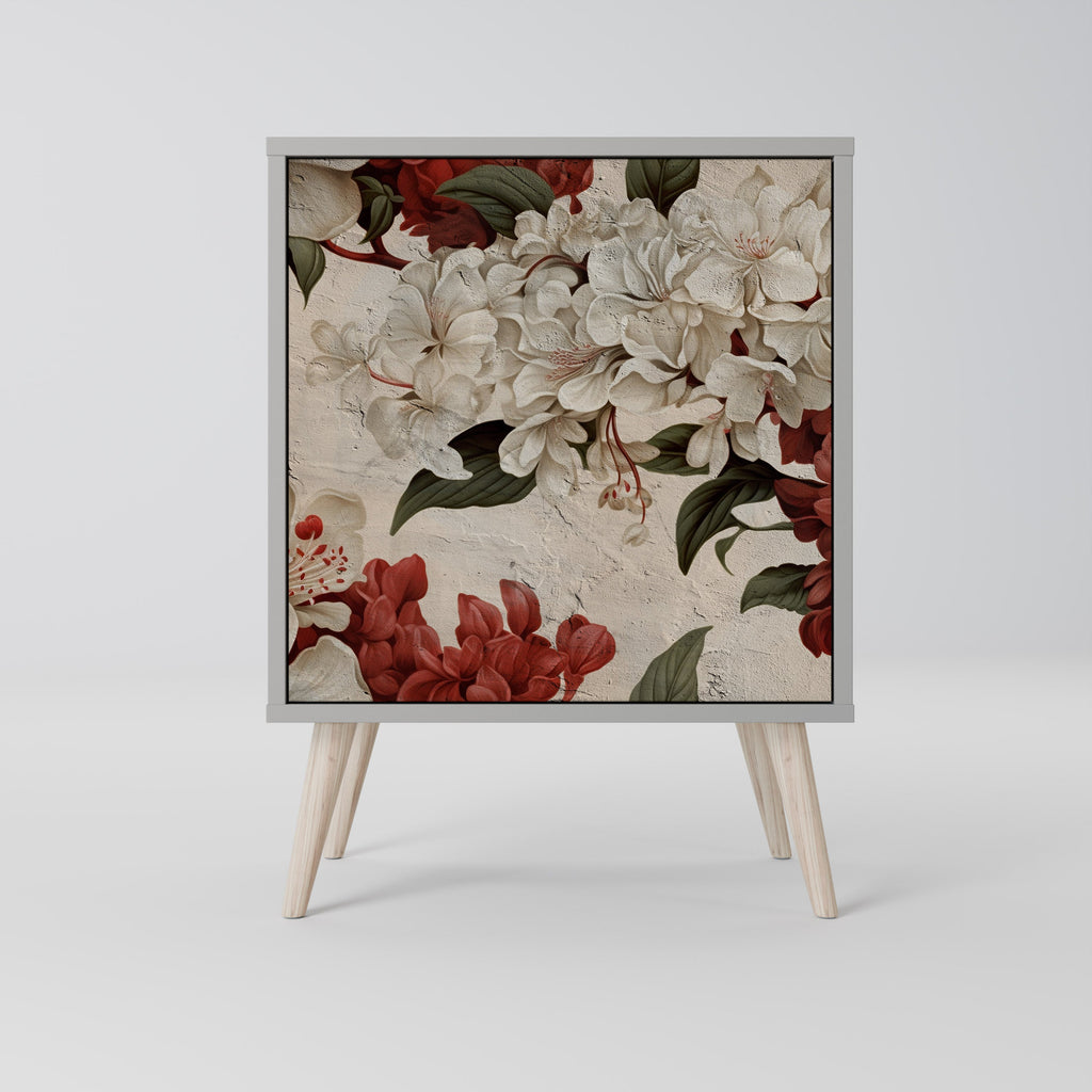 EPHEMERAL DAYS 1-Door Sideboard in Grey Finish