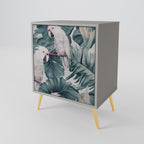 POPINJAY LOOK Aparador de 1 Porta em Acabamento Cinzento