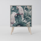 POPINJAY LOOK Aparador de 1 Porta em Acabamento Cinzento