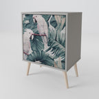 POPINJAY LOOK Aparador de 1 Porta em Acabamento Cinzento