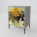 SUNKISSED LILY 1-Door Sideboard in Grey Finish