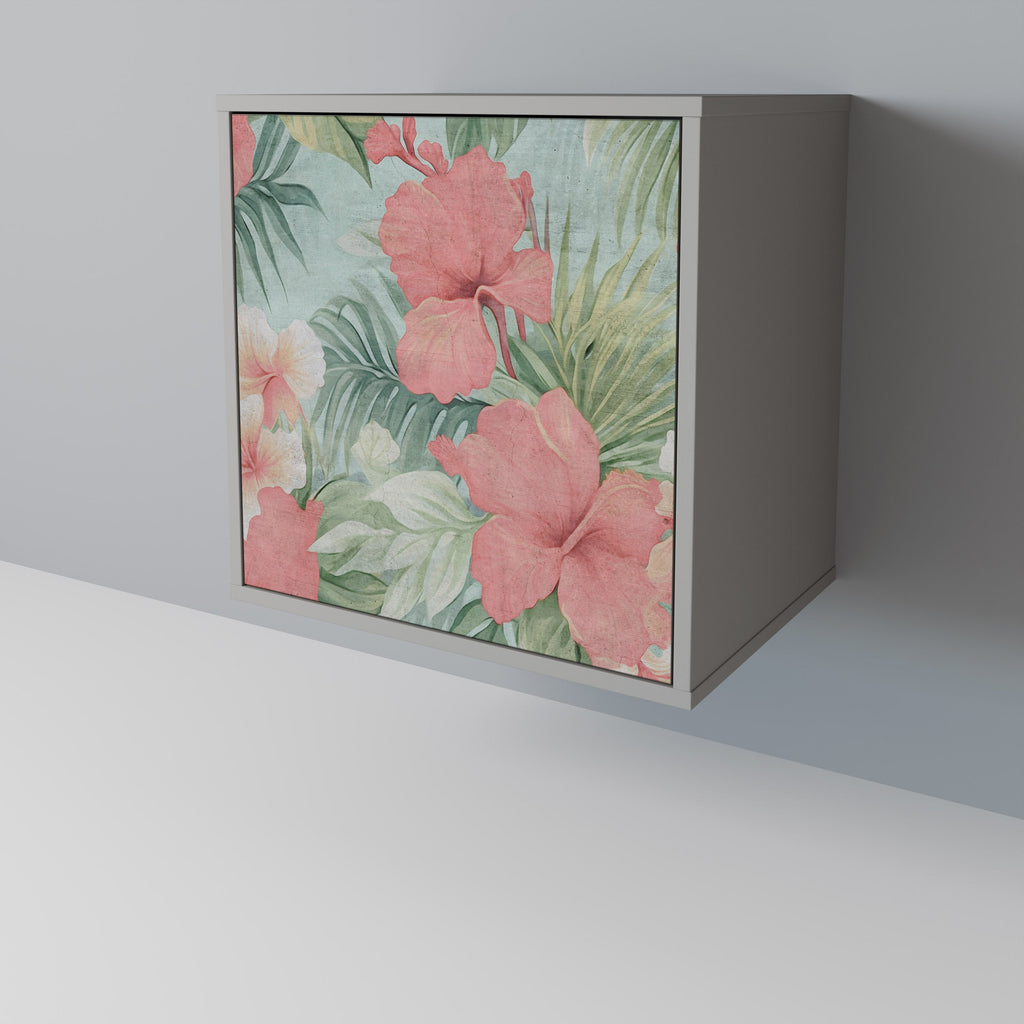 HAWAIIAN SPIRIT Aparador de 1 Porta em Acabamento Cinzento