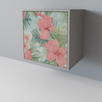 HAWAIIAN SPIRIT Aparador de 1 Porta em Acabamento Cinzento